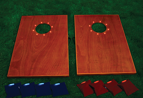 Lighted Beanbag Toss Sharper Image 100 Satisfaction Guaranteed