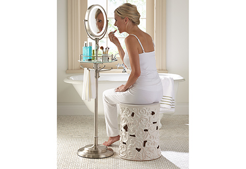 Cordless Led Floor Stand Mirror Sharper Image Cordless Led Floor Stand Mirror Sharper Image