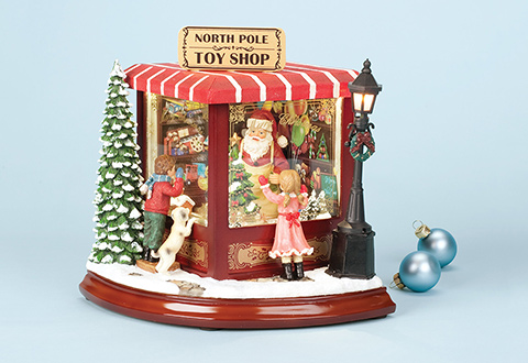 Santa's North Pole Music Box @ Sharper Image