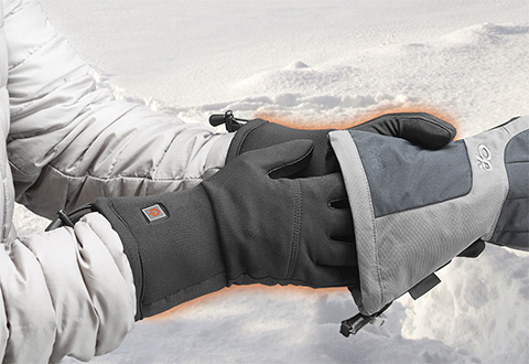 sharper image heated gloves